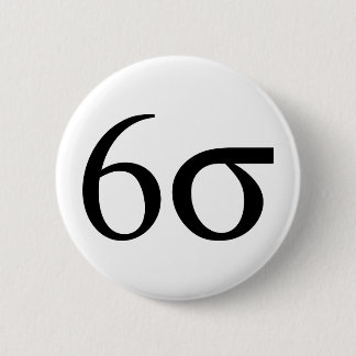 Badge Rond 5 Cm Six Sigma (Lean Six Sigma)