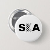 Badge Rond 5 Cm ska (Devant & derrière)