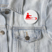 Badge Rond 5 Cm skeleboarder. (En situation)