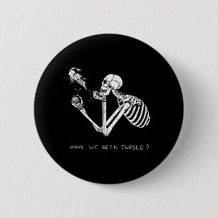 Badge Rond 5 Cm Skeleton rétro Halloween Costume amusant Crâne eff