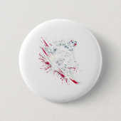 Badge Rond 5 Cm Ski Freeski Ski Freeski Hiver Extreme Sports (Devant)