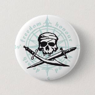 Badge Rond 5 Cm skull