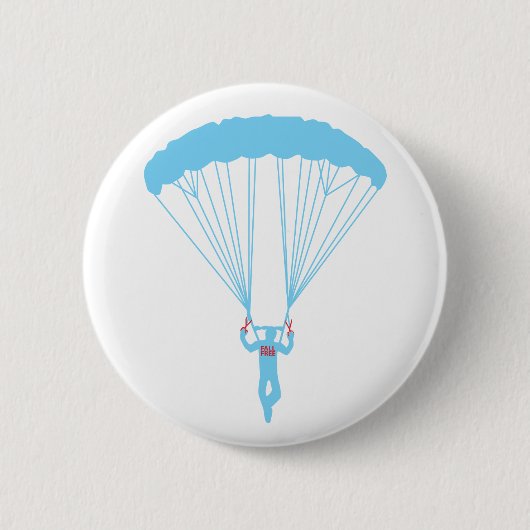 Badge Rond 5 Cm skydive suicide (Devant)