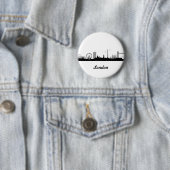 Badge Rond 5 Cm Skyline Londres (En situation)