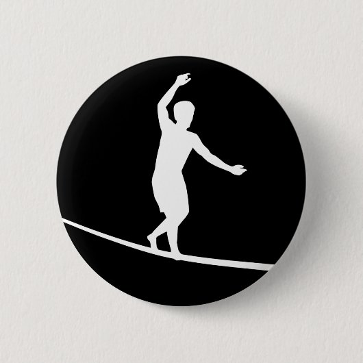 Badge Rond 5 Cm Slackline (Devant)