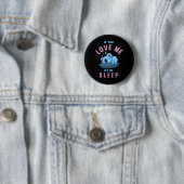 Badge Rond 5 Cm Sleeping Koala Oear Zookeeper Lazy Koala (En situation)