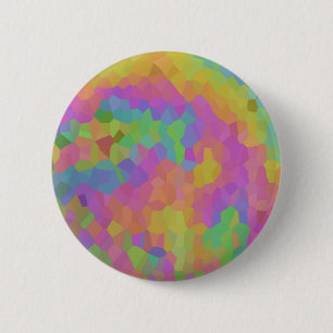 Badge Rond 5 Cm Slick d'huile de mosaïque