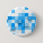 Badge Rond 5 Cm SlipperyJoe's carré artwork mosaïque moderne trois (Devant)