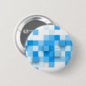 Badge Rond 5 Cm SlipperyJoe's carré artwork mosaïque moderne trois (Devant & derrière)