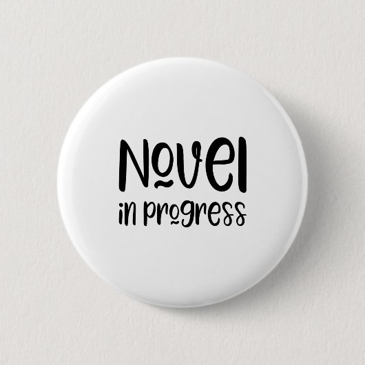 Badge Rond 5 Cm Slogan d'écrivain drôle (Devant)