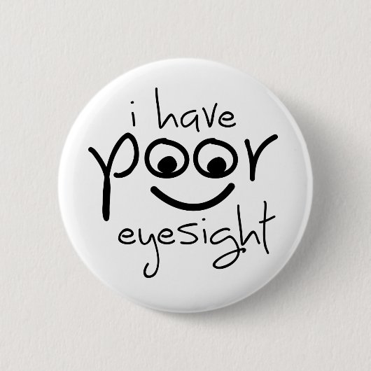 Badge Rond 5 Cm Slogan est mal vu. Slechte ogen (Devant)