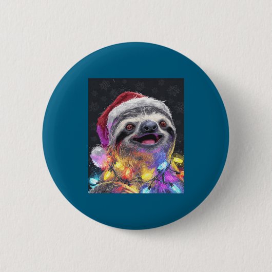 Badge Rond 5 Cm Sloth Dreams (Devant)