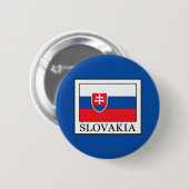 Badge Rond 5 Cm Slovaquie (Devant & derrière)