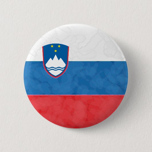 Badge Rond 5 Cm Slovénie (Devant)
