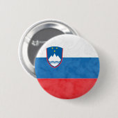 Badge Rond 5 Cm Slovénie (Devant & derrière)