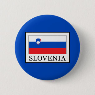 Badge Rond 5 Cm Slovénie