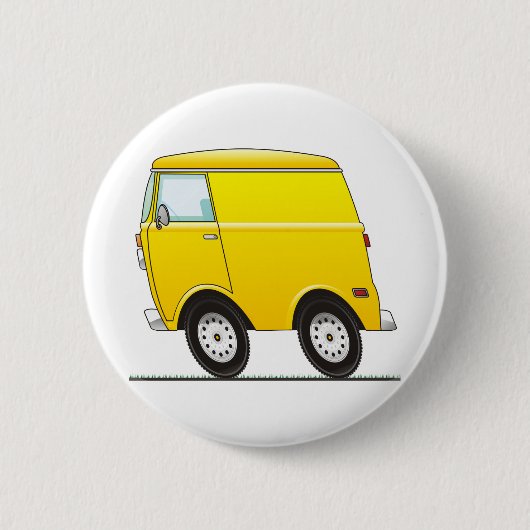 Badge Rond 5 Cm Smart Van Yellow (Devant)