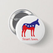Badge Rond 5 Cm smartasses (Devant & derrière)