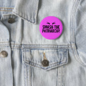 Badge Rond 5 Cm Smash le patriarcat (En situation)