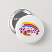 Badge Rond 5 Cm Smash le patriarcat (Devant & derrière)