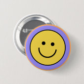 Badge Rond 5 Cm Smiley face button (Devant & derrière)