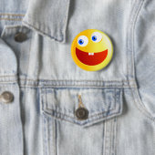 Badge Rond 5 Cm Smilie heureux (En situation)