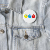 Badge Rond 5 Cm Smilies (En situation)
