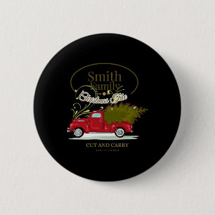 Badge Rond 5 Cm Smith Nom De Famille Coupé Et Porté De L'Arbre De