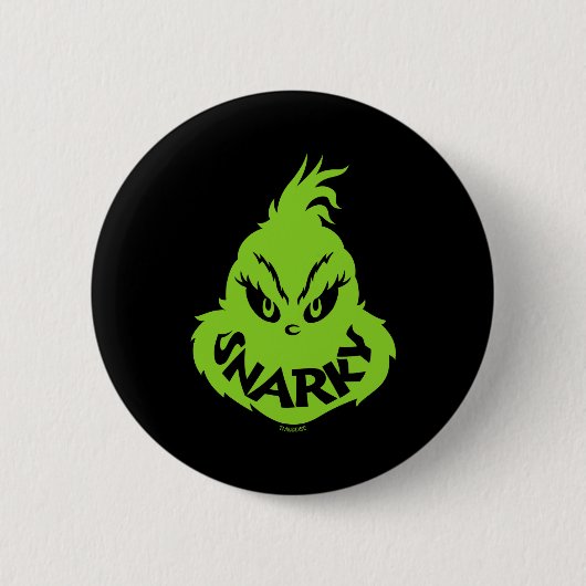 Badge Rond 5 Cm Snarky Face  (Devant)