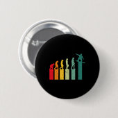 Badge Rond 5 Cm Snowboard Evolution Mountains Ski Slope Snowboa (Devant & derrière)
