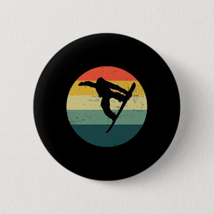 Badge Rond 5 Cm Snowboard féminin Snowboard masculin