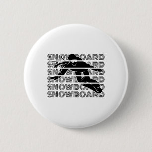 Badge Rond 5 Cm Snowboard Femmes Snowboard Snowboard Snowboard 1