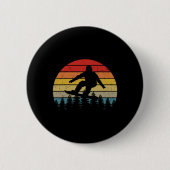 Badge Rond 5 Cm Snowboard Retro Snowboard Snowboard Extreme S (Devant)