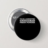 Badge Rond 5 Cm Snowboard Snowboard Sports d'hiver - Snowboard (Devant & derrière)