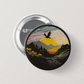 Badge Rond 5 Cm Snowdonia (Devant & derrière)
