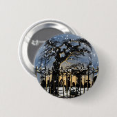 Badge Rond 5 Cm Snowy Cemetery Vibes (Devant & derrière)