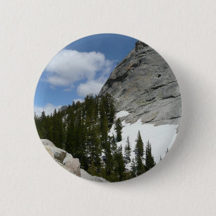 Badge Rond 5 Cm Snowy Granite Domes II Parc national de Yosemite