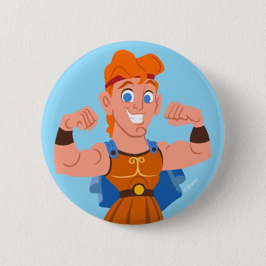Badge Rond 5 Cm So Cute Hercules Button (Devant)