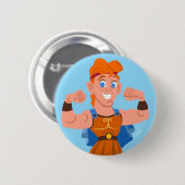Badge Rond 5 Cm So Cute Hercules Button (Devant & derrière)