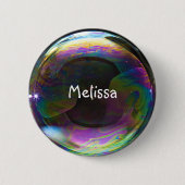 Badge Rond 5 Cm Soap Bubble with Name (Devant)