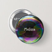 Badge Rond 5 Cm Soap Bubble with Name (Devant & derrière)
