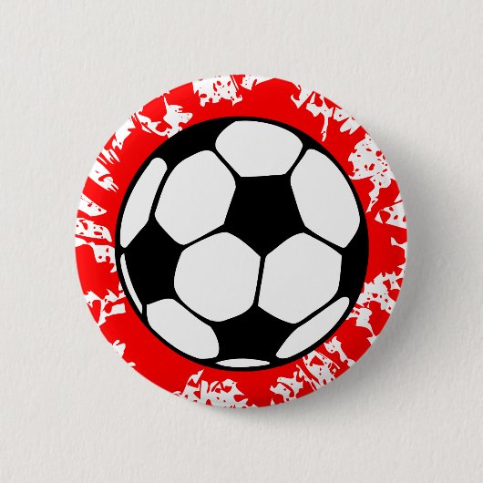 Badge Rond 5 Cm soccer. (Devant)