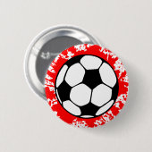 Badge Rond 5 Cm soccer. (Devant & derrière)