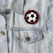 Badge Rond 5 Cm soccer. (En situation)