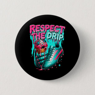 Badge Rond 5 Cm Soccer Driys Ice Cream Driam Les Jeunes Respectent