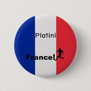 Badge Rond 5 Cm Soccer France, personnalisable