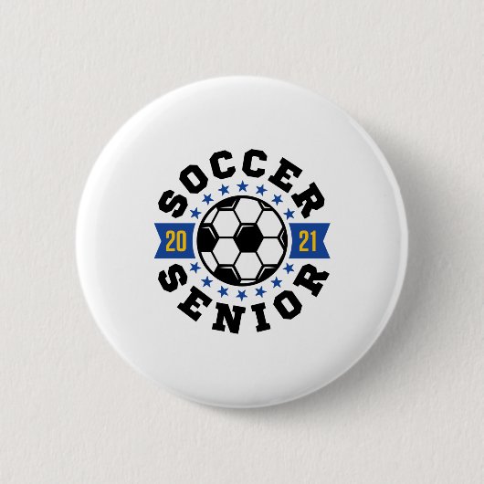 Badge Rond 5 Cm Soccer Senior 2021 (Devant)