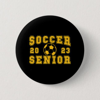 Badge Rond 5 Cm Soccer Senior Night Soccer Senior 2023 Graduation