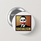 Badge Rond 5 Cm Socialisme de rejet (Devant & derrière)