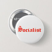 Badge Rond 5 Cm Socialiste (Devant & derrière)